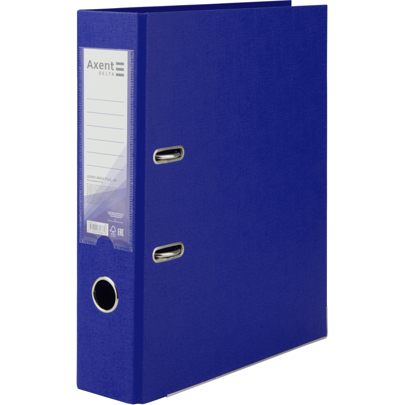 Папка-реєстратор DELTA А4 75 мм двостор. синя (D1712-02C)